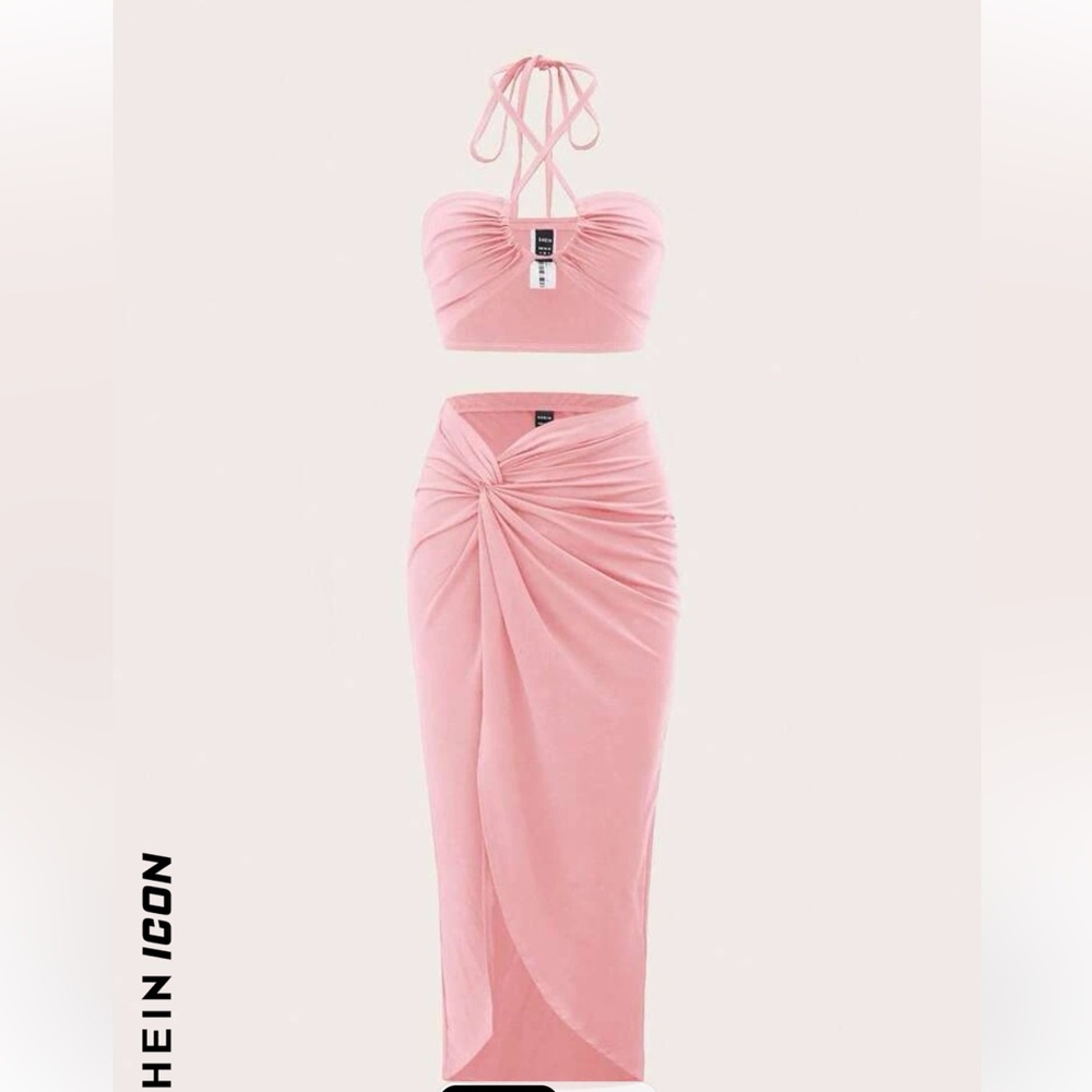 Outfit is from Shein it’s cute baby pink